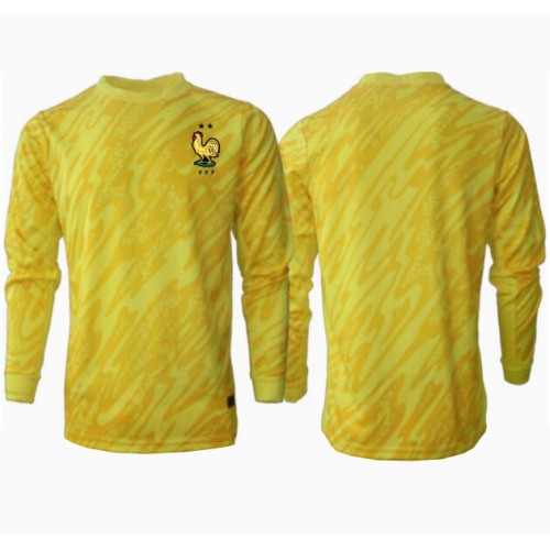 Maglia Calcio Francia Portiere Prima Divisa Europei 2024 Manica Lunga